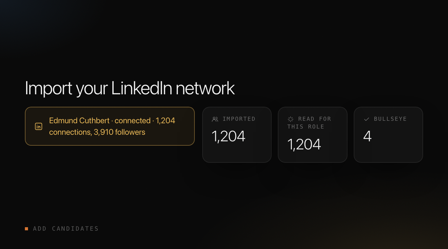 Import your LinkedIn network
