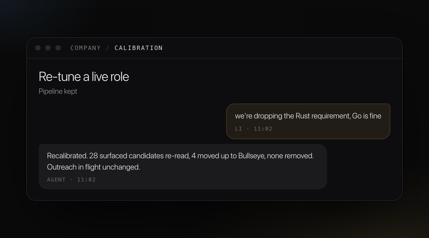 Re-tune a live role