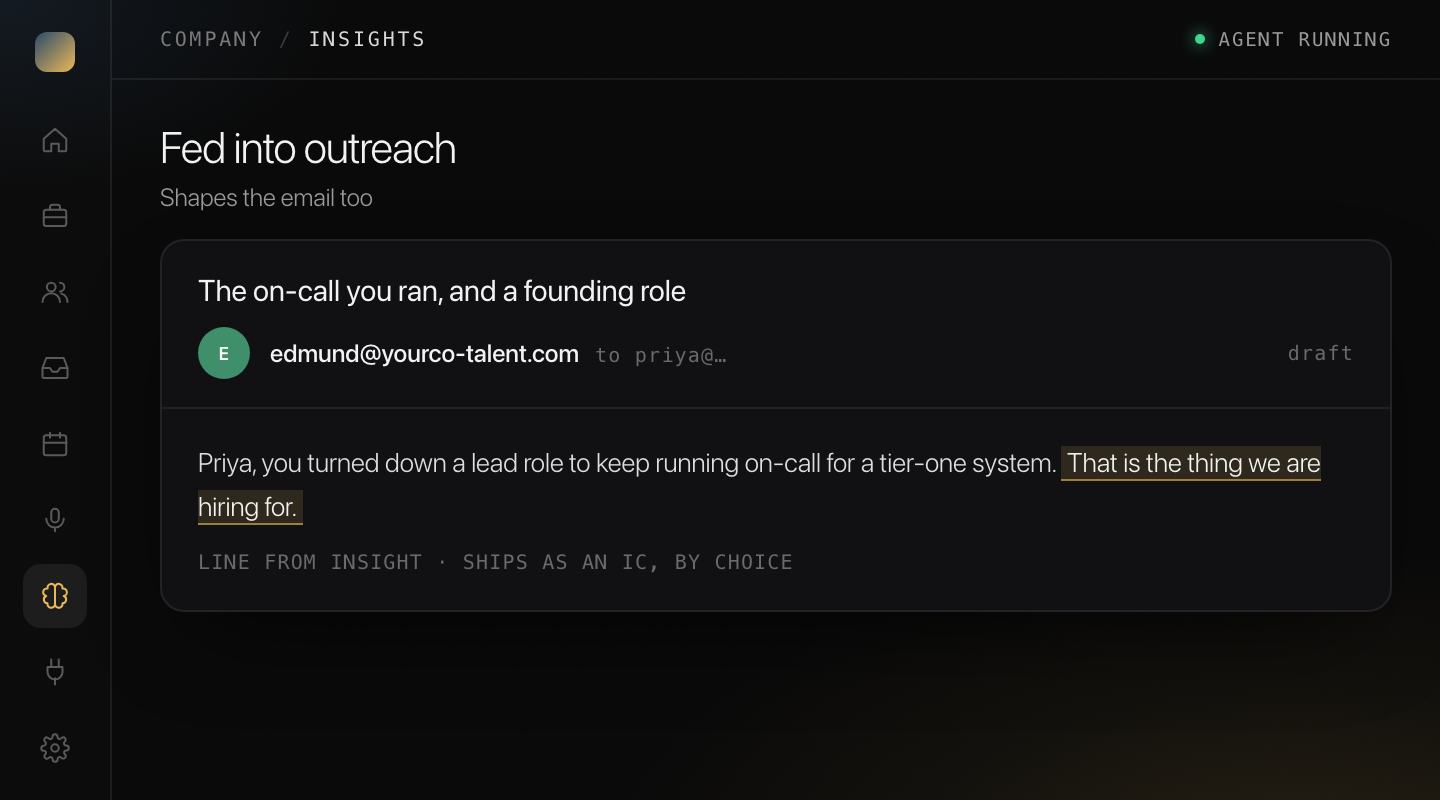 Fed into outreach