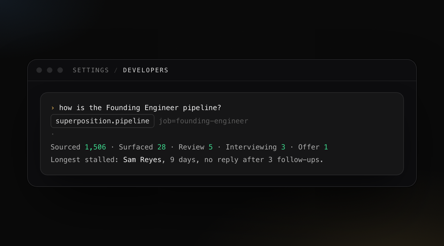 Pipeline snapshot