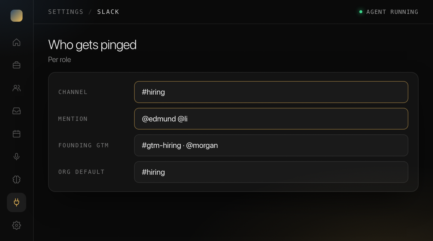 Who gets pinged